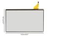 Touch Screen Digitizer For 06-09 Lexus IS250 IS350 GS300 RX / Toyota, снимка 2