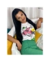 Дамска памучна тениска PINKO, снимка 1