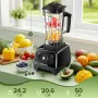 Teendow блендер 1600W 2L | 28 000 об./мин., 6 остриета, снимка 2