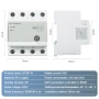 WiFi смарт таймер Ailao Tuya 4P 63A GTS8-W, снимка 7