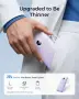 VRURC Power Bank 20 000 mAh с вградени кабели и бързо зареждане 22,5W – Лилав, снимка 4