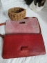 Продавам нова кожена чанта, червена, снимка 3
