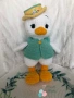 Пате с дрешки - ръчно плетена играчка , снимка 1