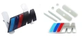 Емблема BMW "М POWER'' метална за предна решетка, снимка 1