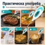 Кухненски електронен дигитален термометър за месо готвене бързо отчитане сонда еър фрайър Airfryer , снимка 6