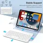 GKABXY Калъф с клавиатура за iPad (A16) 11-то поколение 2025 и iPad 10-то поколение 2022 със стойка, снимка 4