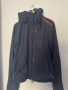 Мъжко яке тип ветровка Men’s Superdry Windbreaker Jacket – M Medium черно и червено, снимка 3