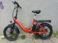 20 цола електрически алуминиев велосипед с 7 скорости усилени ляти капли амортисьори предни дискови , снимка 1