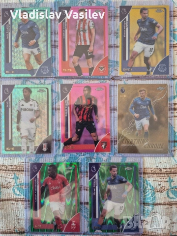 Topps EPL Chrome 25/26 - Chase cards Update 21.04, снимка 3 - Колекции - 53646401