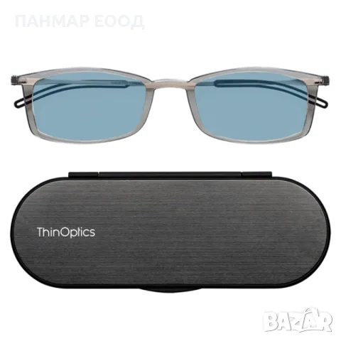 Компактни очила за работа с компютър ThinOptics Brooklyn, БЕЗ и С диоптър, снимка 2 - Слънчеви и диоптрични очила - 55671187