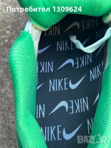 Nike Air Jordan 1 Low в цвят "Pine Green" (зелено/бяло/черно)., снимка 7 - Други - 54567555