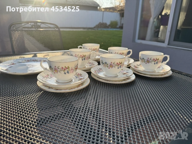 🫖 Английски порцеланов сервиз St Michael “Veronica” – Fine Bone China