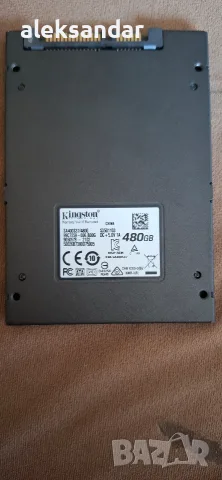 ssd kingston 480gb на 98дни ползват , снимка 2 - Твърди дискове - 55440031