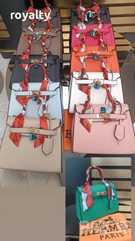 Hermes Нова Стилна Дамска Чанта Ерме Различни Цветове 