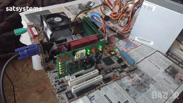 Дънна платка Asus P4C800 Deluxe Socket 478 CPU+FAN+RAM+LAN, снимка 9 - Дънни платки - 55514248
