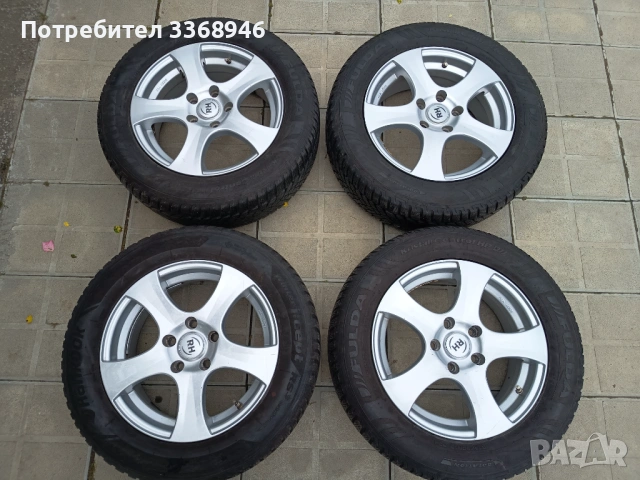 Джанти RH 16" 5X114,3 с гуми 215/60/16, снимка 2 - Гуми и джанти - 54636342