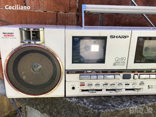 Радиокасетофон SHARP QT 89, снимка 3 - Радиокасетофони, транзистори - 54310319