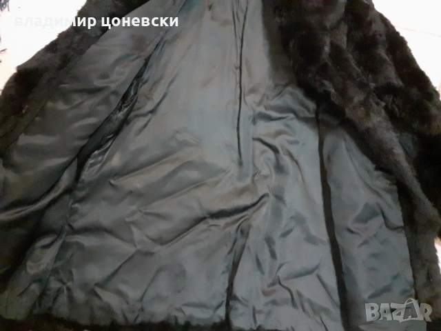 Дамски естествен кожух,палто, снимка 2 - Якета - 54012190