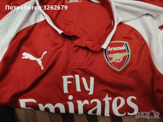 puma arsenal 2017/1018 оригинална тениска размер S, снимка 3 - Тениски - 54502504