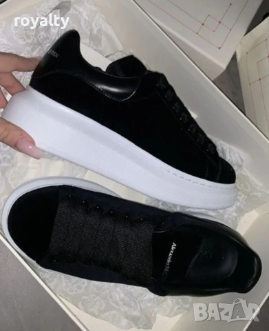 Alexander McQueen Нови Дамски Маратонки с Кутия 