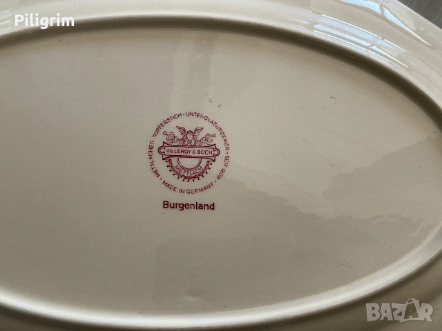 Чиния за сервиране Villeroy & Boch  серии Burgenland., снимка 3 - Чинии - 55177973