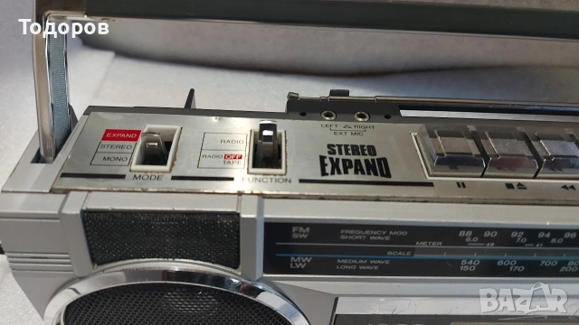 Sanyo M7150LU Stereo Radio Cassette Recorder , снимка 3 - Радиокасетофони, транзистори - 54660194