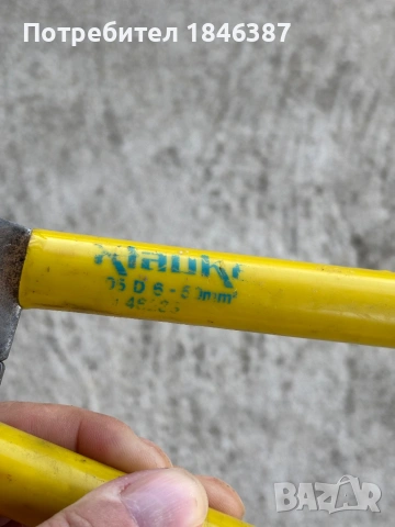 Кримпващи клещи Klauke K5 Germany 6-50 мм, снимка 2 - Клещи - 54108827