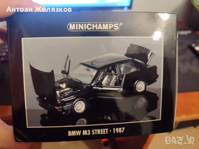 Bmw m3 Minichamps 1:18, снимка 6 - Колекции - 54558923