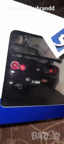 Nissan Skyline GtR R 34 1.18 Solido , снимка 10 - Колекции - 54484436