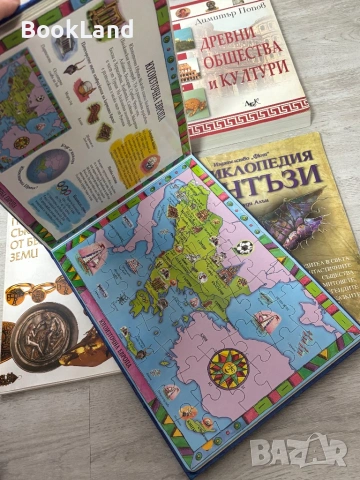 Държавите в Европа| Книга плюс 5 пъзела с по 45 елемента | изд. Фют, снимка 10 - Други - 54088796