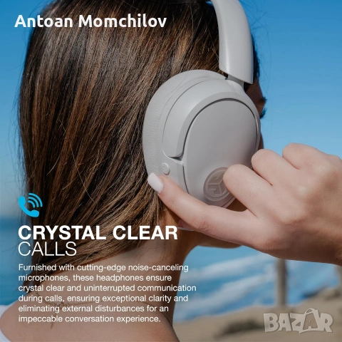 Безжични слушалки JLab JBuds Lux ANC Cloud White, снимка 6 - Bluetooth слушалки - 55091988