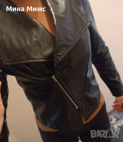 Кожено яке , снимка 5 - Якета - 47391409