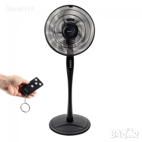 Вентилатор на стойка 16''Diplomat 2в1, 55W, Wi-Fi, таймер, височина 72/124.5 cm