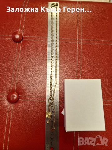 Златно колие 7,54гр  14к , снимка 3 - Колиета, медальони, синджири - 54106321