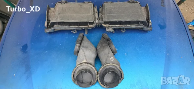 Продавам к-т фейсови кутии и въздуховоди за филтри купе за BMW E39