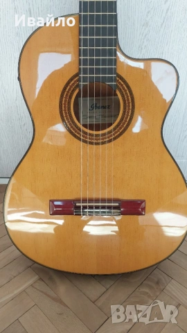 Нова електроакустична класическа китара Ibanez GA6CE, Amber High Gloss + калъф, снимка 10 - Китари - 54608696