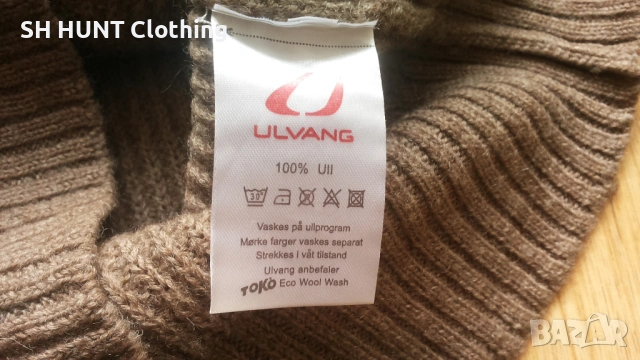 ULVANG 100% WOOL Sweater 1/2 Zip размер M за лов риболов блуза 100% Вълна - 2682, снимка 12 - Екипировка - 54755685
