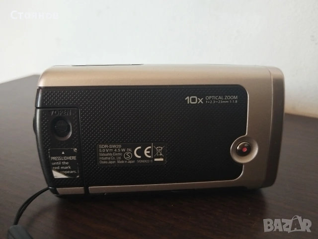 Камера Panasonic SDR-SW20 Waterproof Japan, снимка 11 - Камери - 55031295