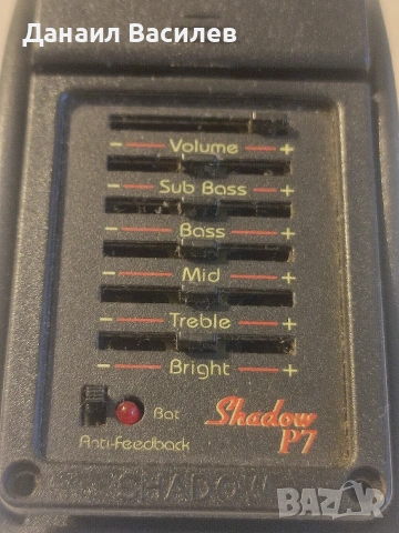 Shadow P7 – предусилвател / електроника за акустична китара, снимка 7 - Друга електроника - 54772419