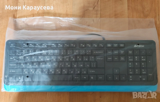 Комплект клавиатура и мишка A4TECH Fstyler F1010 с USB кабел, снимка 8 - Клавиатури и мишки - 54398647