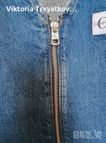Дънкова рокля Calvin Klein Jeans J20J223431 – Размер S – Отлично състояние, снимка 9 - Рокли - 55280634