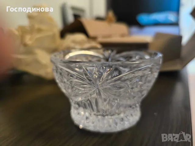 Чешки кристални купички – 6 броя