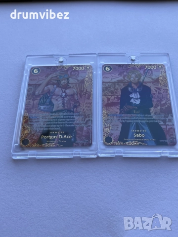 One Piece - Portgas.D.Ace & Sabo SEC Cards, снимка 6 - Колекции - 55492920