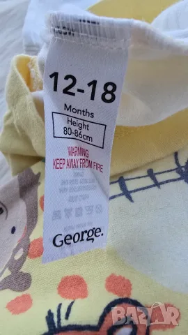 Летен ромпър George 12-18 месеца , снимка 3 - Бебешки гащеризони - 55389517