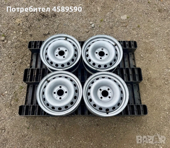 4бр.Оригинални джанти 14цола 4x100 за Renault Kangoo,Dacia Dokker,Sandero,Mercedes Citan,Nissan Kubi