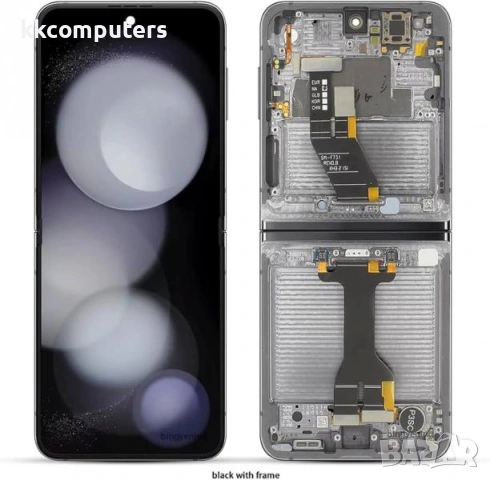 LCD Дисплей за Samsung SM-F731B Galaxy Z Flip 5/ 5G 2023/ GH82-31827G/31828G / Тъч скрийн/ Сив /Ориг