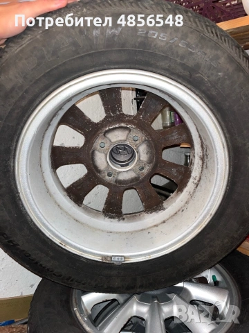 Оригинални Hyundai алуминиеви джанти 15” + гуми Goodyear 205/65 R15 – 200€, снимка 10 - Гуми и джанти - 54902845