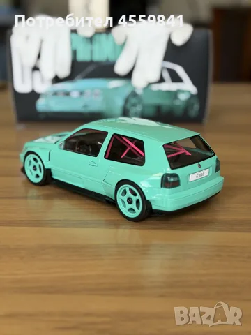 Рядък 1:18 VW Golf 3 V10 JP Performance С Оригинална Кутия и Документ За Автентичност, снимка 3 - Колекции - 55437479