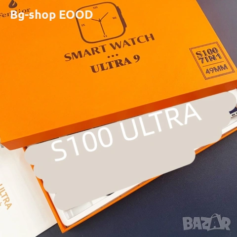 Смарт часовник 7в1, Smart watch ULTRA, Спортен часовник за мъже и жени, снимка 9 - Смарт часовници - 54386865