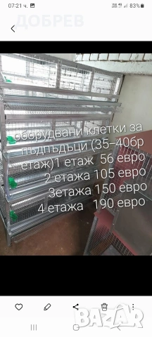 клетки за зайци,кокошки,пилета,гълъби,пъдпъдъци,папагали и др., снимка 7 - За селскостопански - 47546237